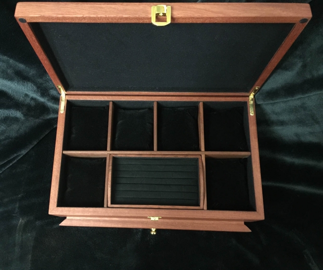 Custom Made Large Jarrah Gentleman's WatchBox