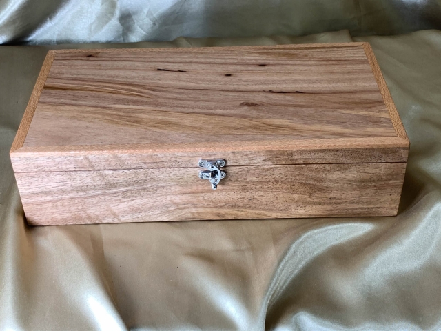 Custom Made "Scroll Box" Hand Crafted from Australian Silky Oak