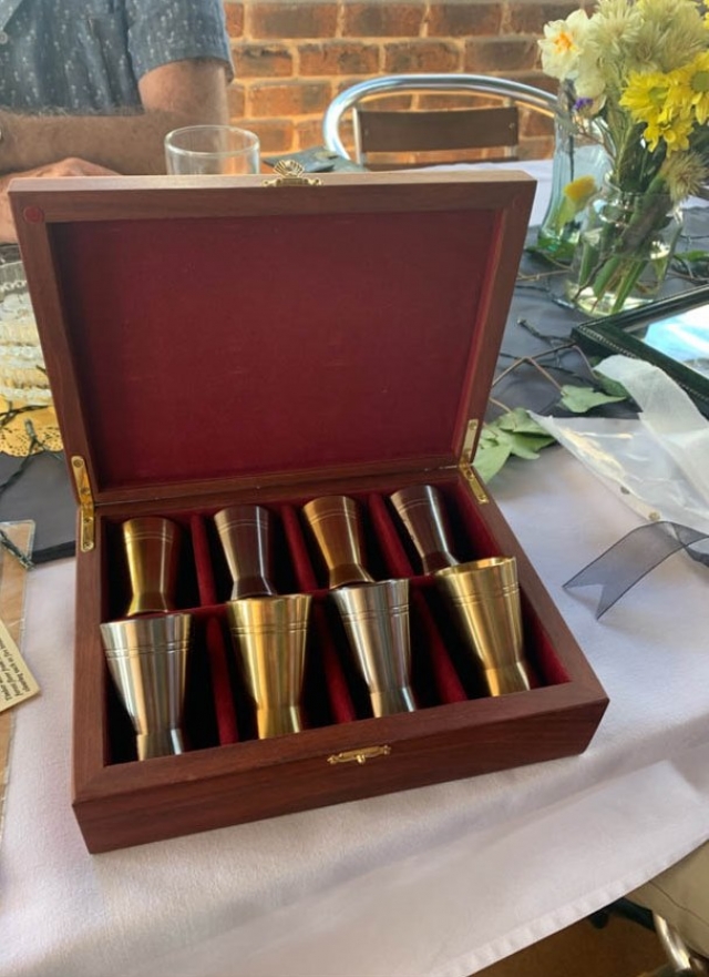 Custom Made Jarrah Shot Glass Box