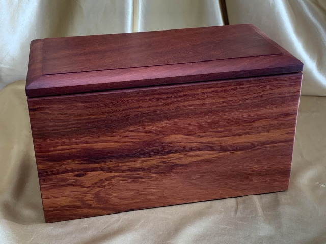 Custom Made Large Australian Woody Pear Human Cremation Box
