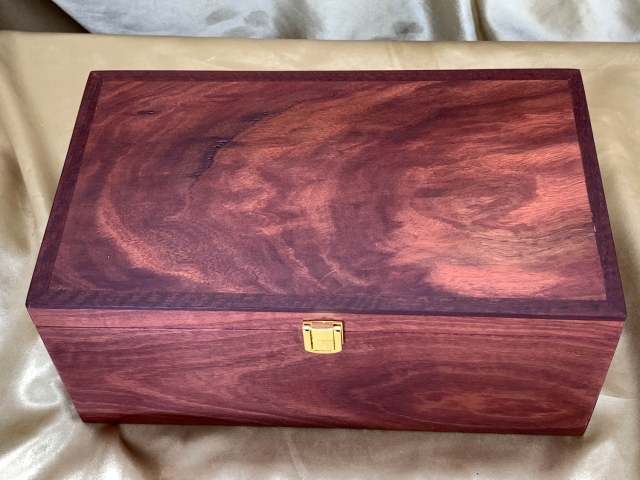 Custom Made Jarrah Watch Box with Removable Tray