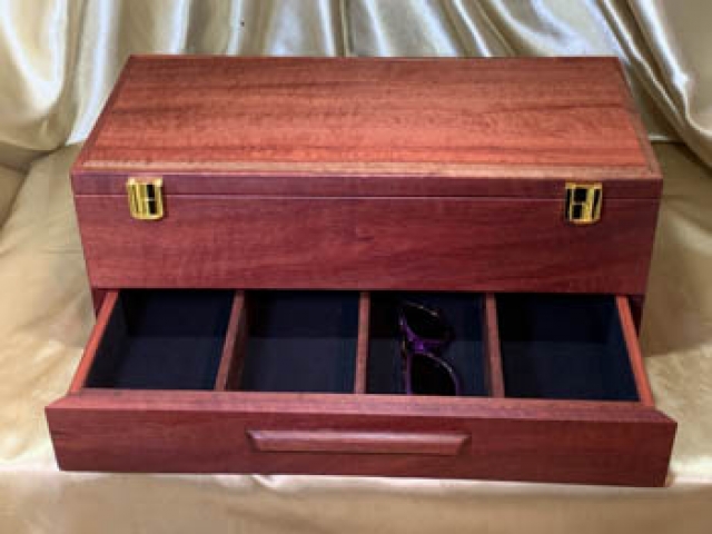 Custom Made Australian Jarrah Gentleman's Watch and Accessory Box