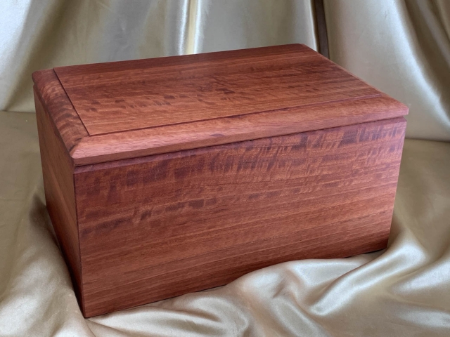 Custom Made Classic Jarrah Human Cremation Box