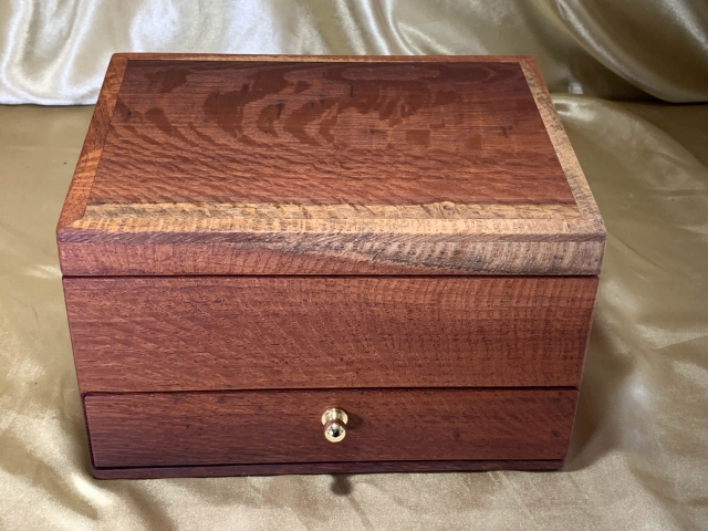 PJBD 2605D2-L9075 - Premium Hand Made Australian Wooden Jewellery Box with Bottom Drawer