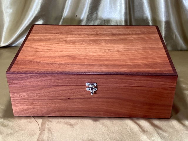 A3DB 2607A4-L9875 - Limited Edition Wooden A4 Document Box Handcrafted from Australian Jarrah