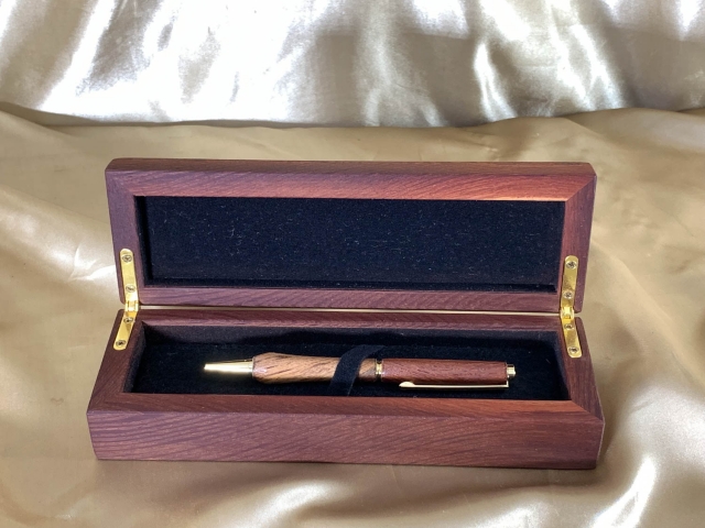 PBS 2608PB11-L0849 - Premium Wooden Pen and Box Set Handcrafted from Australian Woody Pear