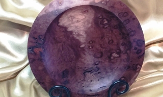 Decorator Platter - Birdseye Salmon Gum