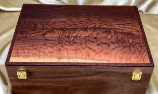 Premium Jarrah & Woody Pear A4 Document Box A4DB21001- L0257 SOLD