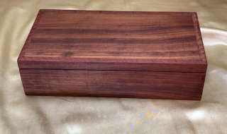 PMKB 21006-L1749 - Medium Memory / Jewellery Box - Premium Red Morrel SOLD