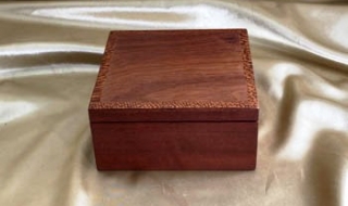 PKTB 21007 - L1909 - Small Jewellery / Treasure Box - Australian Jarrah SOLD