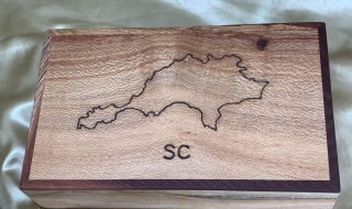 PYRO L2408 - Pyrography Example - Image on Blackbutt