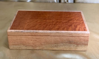 PJTB 22005-L5374 - Premium Australian Wooden Jewellery / Treasure Box - Silky Oak / Sheoak SOLD