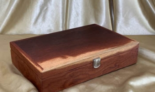 PLKEB - 2324-L8268 - Large wooden Jewellery or Keepsake / Executive Box - Australian Woody Pear SOLD