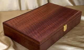 PLKB 2402-L0027 - Large Hand Made Australian Jarrah Jewellery or Keepsake Box SOLD