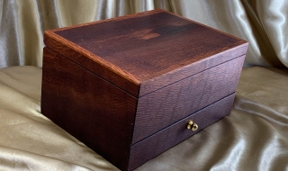 PJBDT-2407-L1712 - Premium Wooden Jewellery Box with Drawer AND Tray - Hand Made in Australia SOLD