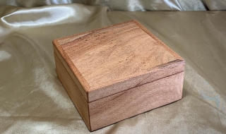 PSTRB 242503-L3742 - Small Hand Made Wooden Jewellery Box - Australian Silky Oak SOLD