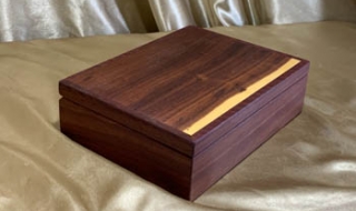 PMSB 242507-L3076- Premium Small Wooden Treasure Box - Hand Made in Australia SOLD