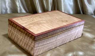 PMLKB 2407-L2830 - Premium Handcrafted Wooden Keepsake Box - Australian Blackbutt SOLD