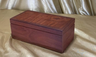PMSTB 242513-3100 - Premium  Medium wooden Treasure Box -Hand Made from Australian Jarrah 