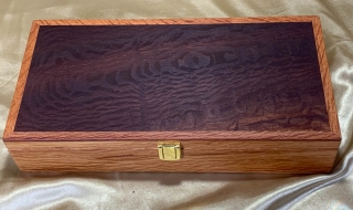 PSLJB 25004-L4412 - Premium Single Level Wooden Jewellery Box - Australian Woody Pear Timber SOLD