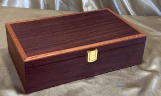 PMLKB 25014-L4472 - Premium Australian Wooden Keepsake or Jewellery Box - Jarrah SOLD