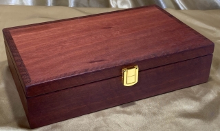 PSLJB 25015-L4456 - Premium Wooden Keepsake or Jewellery Box - Handcrafted from Australian Jarrah SOLD