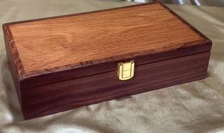 PMKJB 25019-L4484 - Premium Wooden Jewellery or Treasure Box - Australian Jarrah and Sheoak SOLD