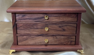 LEDMD3 25025-L4988  - Limited Edition Jewellery Box with 3 Drawers - Made from WA Peppermint SOLS