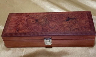 PB 24253-L3053 Premium Jarrah Burl Pen Box - Handcrafted in Western Australia SOLD