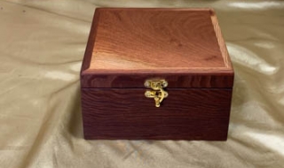 PMSTB 25918-L6230 - Premium Medium Small Wooden Treasure/Trinket Box - Hand Made in Australia