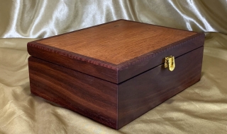 PMLKB 2603K7-L7895 - Premium Medium Large Handcrafted Jarrah and Sheoak Keepsake Box SOLD