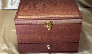PJBDT 2605DT1-L9088 - Premium Handcrafted Wooden Jewellery Box with Drawer AND Tray - Australian SOLD