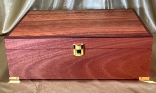 A4DB 2607A2-L9855 - Limited Edition Handcrafted Wooden A4 Document Box - Australian Jarrah