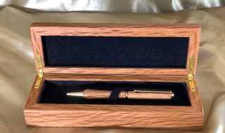 PBS 2608PB8-L0842 - Premium Australian Sheaok and Jarrah Burl Pen and Box Set